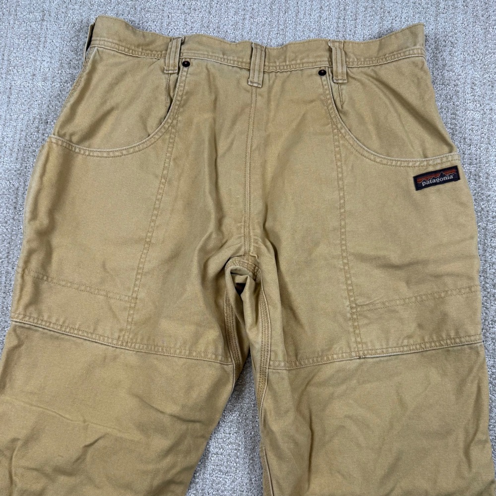 Patagonia Mens 34x32 Iron Forge All Seasons Double Knee Hemp Canvas Work Pants